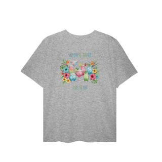 Nome do produto T-shirt Plus Size Summer Print