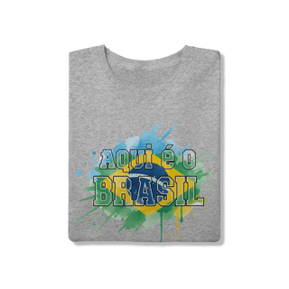 Nome do produto Camiseta Brasil Aquarela: Edição Soft Gold
