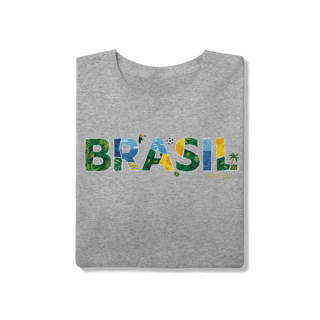 Nome do produto T-shirt Brasil Tropical Chic