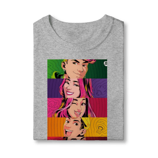 Nome do produto Camiseta Infantil  Pop Art dos Rosas