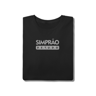 Nome do produto Camiseta Simprão D.E. T.U.D.O. - Essencial & Sem Complicações