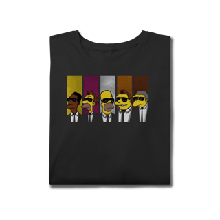 Camiseta Plus size Homer homens de preto