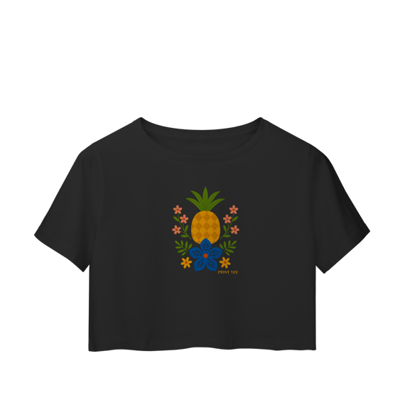 Cropped Tropical Noir Crop