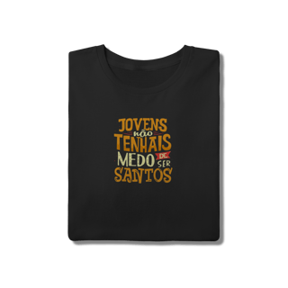Nome do produto Camiseta Jovem e Santo