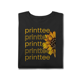 Nome do produto Camiseta plus size Girassol  Print tee