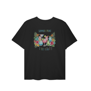 Nome do produto T-shirt Plus Size Summer Print