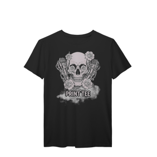 Nome do produto T-Shirt Prime: Skull Blossom & Rock