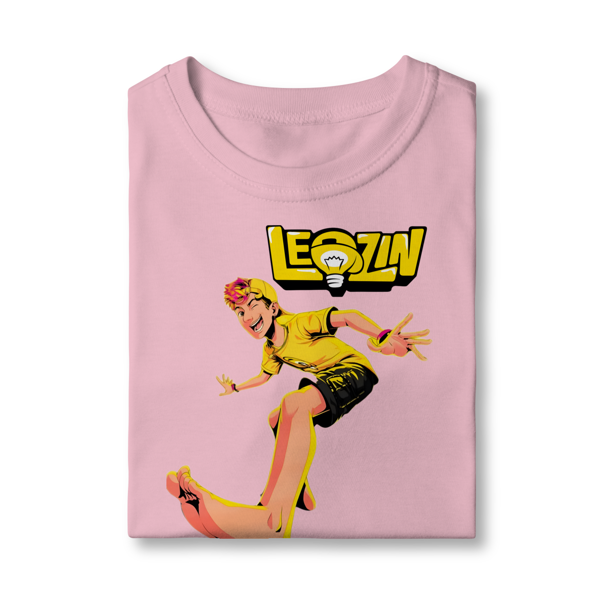 Nome do produto: Camiseta Kids Leozin- Dos Rosas