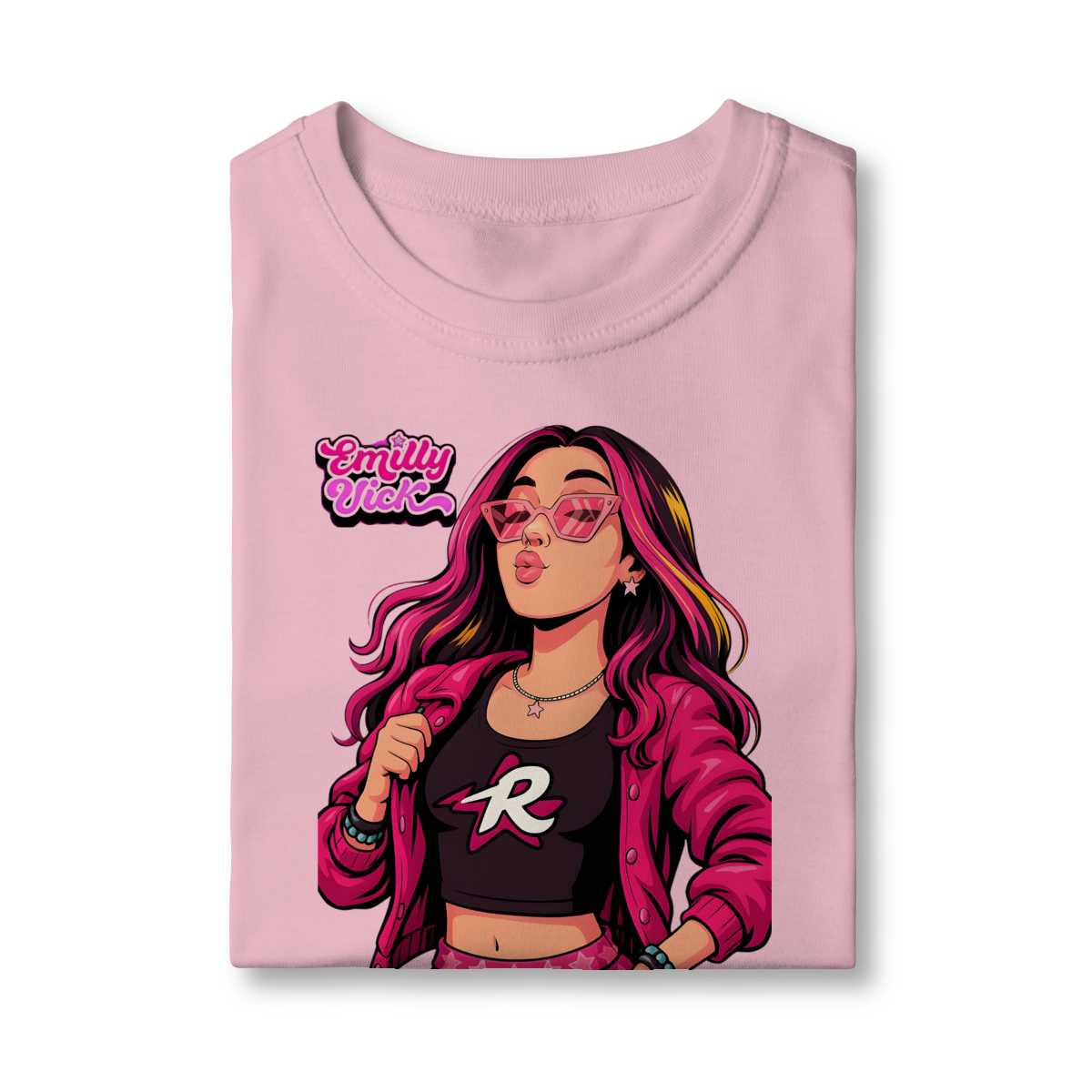 Nome do produto: Camiseta infantil Emilly Vick