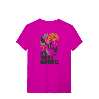 Nome do produto T-SHIRT - A vida é incrível