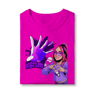 Nome do produto Camiseta inafntil Ketlen - dos Rosa