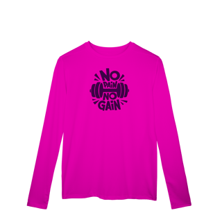 Nome do produto Camisa Manga longa dry UV Unissex No pain No gain
