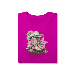 Nome do produto Camiseta Let's Go Girls Cowgirl
