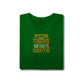 Nome do produto Camiseta Jovem e Santo