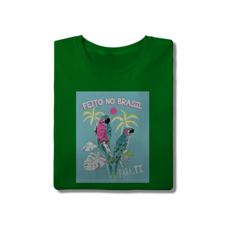 Nome do produto T-shirt Araras Tropical Pink