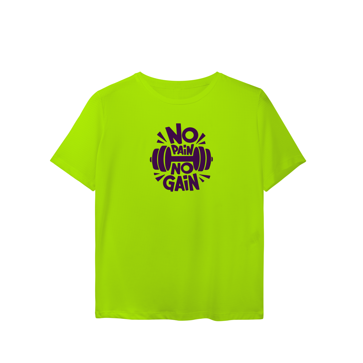 Nome do produto: Baby long feminina No pain No gain\