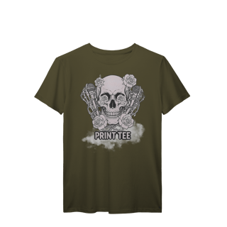 Nome do produto T-Shirt Prime: Skull Blossom & Rock