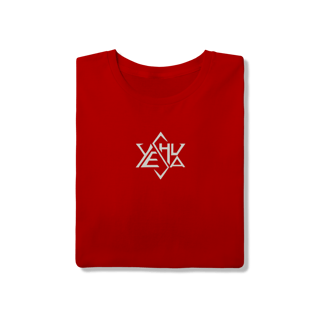 Nome do produto Camiseta YHWH Estrela de Davi | Identidade Sagrada