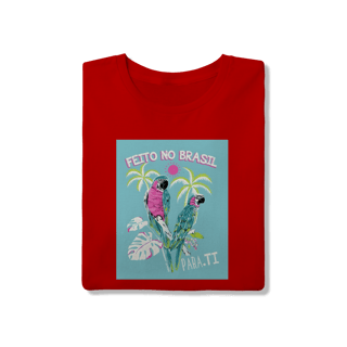 Nome do produto T-shirt Araras Tropical Pink