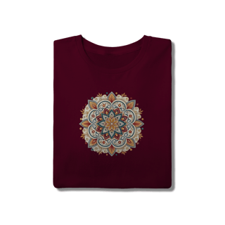 Mandala Fractal Carmesim