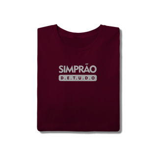 Nome do produto Camiseta Simprão D.E. T.U.D.O. - Essencial & Sem Complicações