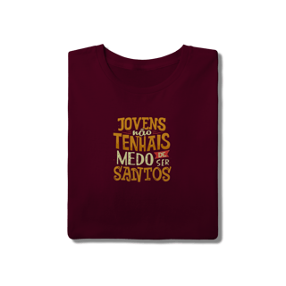 Nome do produto Camiseta Jovem e Santo
