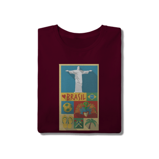 Nome do produto T-Shirt Brasil Vintage: Alma Carioca