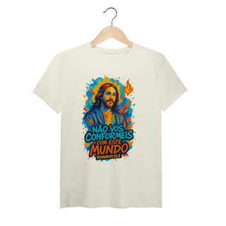 Nome do produto Tshirt Pima - Não vos conformeis