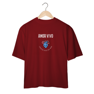 Nome do produto Tshirt Oversized - Amor Vivo