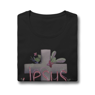 Nome do produto Baby Look - Jesus neon