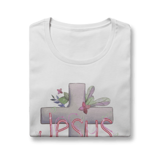 Nome do produto Baby Look - Jesus neon