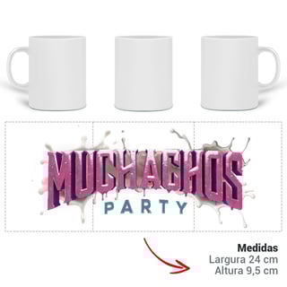 Nome do produto Caneca Mágica Muchachos Party - Candy