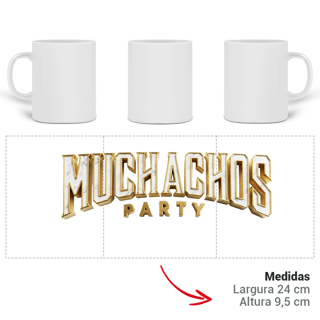 Nome do produto Caneca Mágica Muchachos Party - White Party