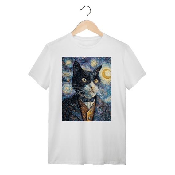 Camiseta Autorretrato Gato Gogh