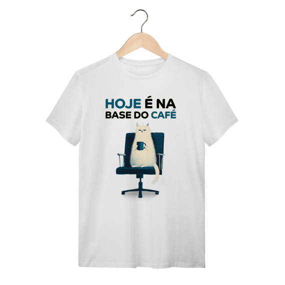 Camiseta Na Base do Café
