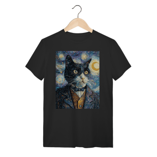 Nome do produto Camiseta Autorretrato Gato Gogh