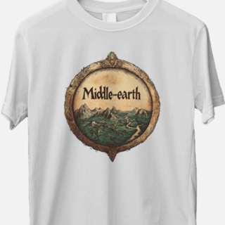 Camiseta - Terra Média (Plus Size)