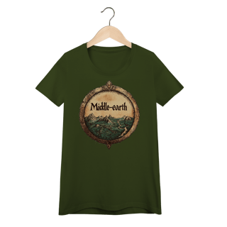 Nome do produto Camiseta - Terra Média (Baby Long)