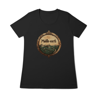 Nome do produto Camiseta - Terra Média (Baby Long)