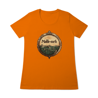 Nome do produto Camiseta - Terra Média (Baby Long)