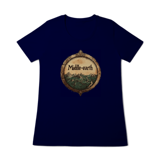 Nome do produto Camiseta - Terra Média (Baby Long)