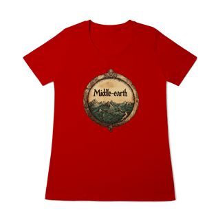 Nome do produto Camiseta - Terra Média (Baby Long)