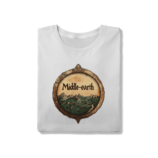 Nome do produto Camiseta - Terra Média (T-Shirt)