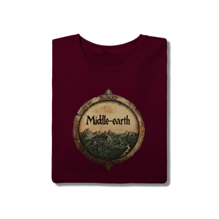 Nome do produto Camiseta - Terra Média (T-Shirt)