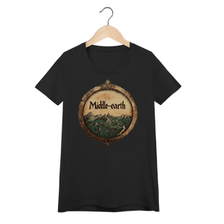 Nome do produto Camiseta - Terra Média (Baby Long)