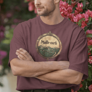 Nome do produto Camiseta - Terra Média (T-Shirt)