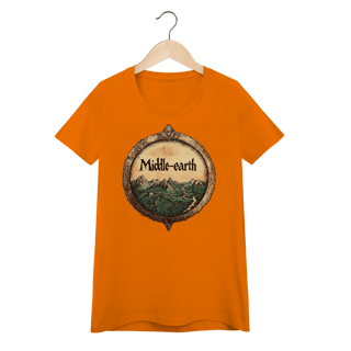 Nome do produto Camiseta - Terra Média (Baby Long)