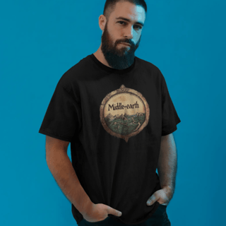 Nome do produto Camiseta - Terra Média (T-Shirt)