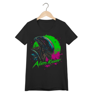 Nome do produto Camiseta - Alien Kisser (Baby Long)