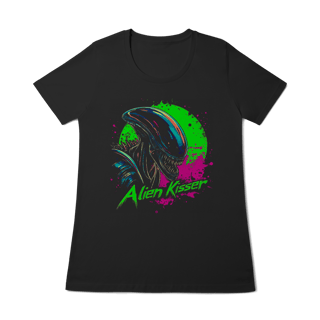 Nome do produto Camiseta - Alien Kisser (Baby Long)